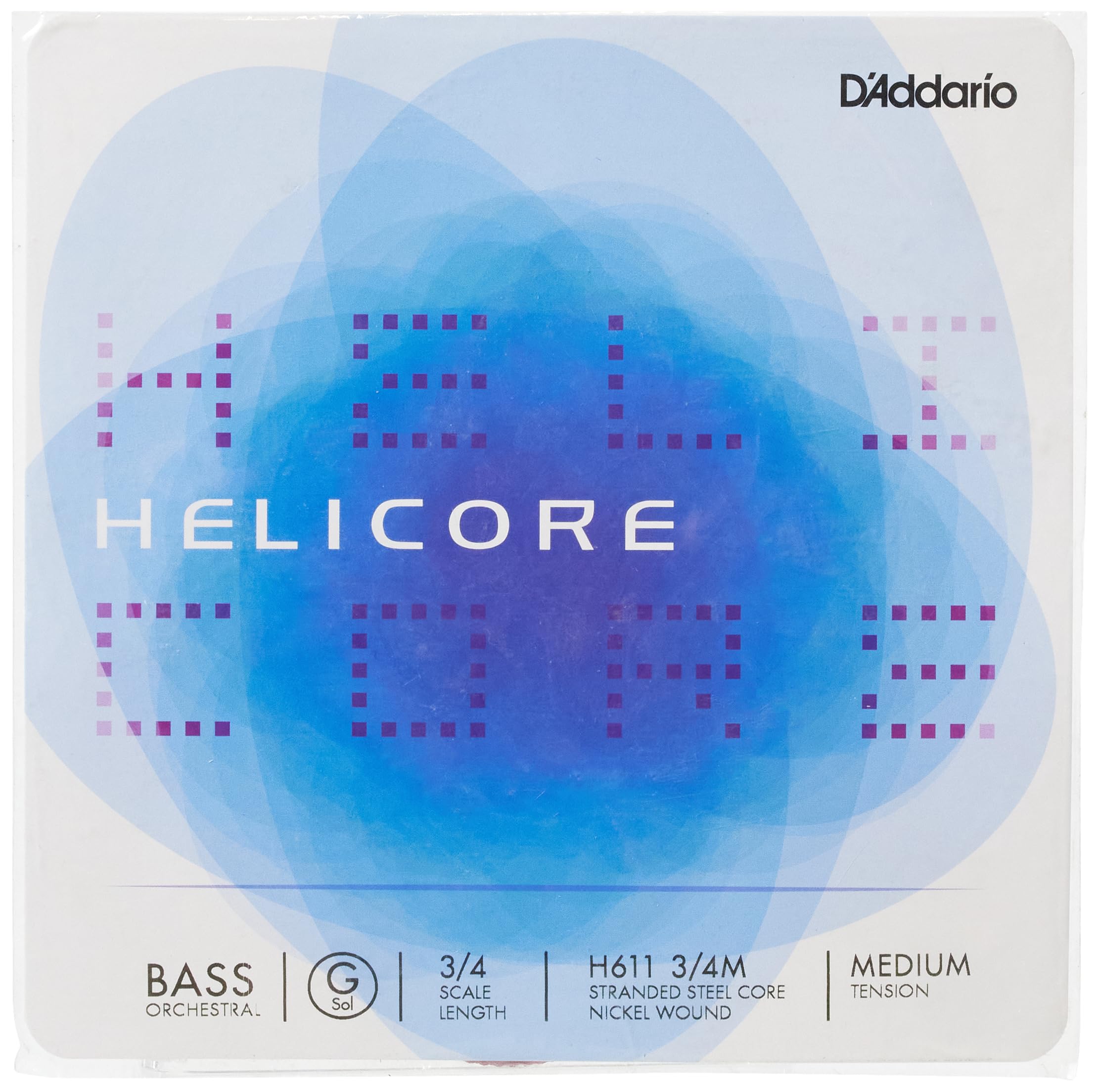 D'Addario Helicore 3/4 Scale Medium Tension Orchestral Bass Single G String