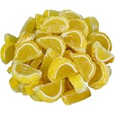 Cozy Confections Mini Lemon Fruit Slices Jelly Candy, 1 Pound