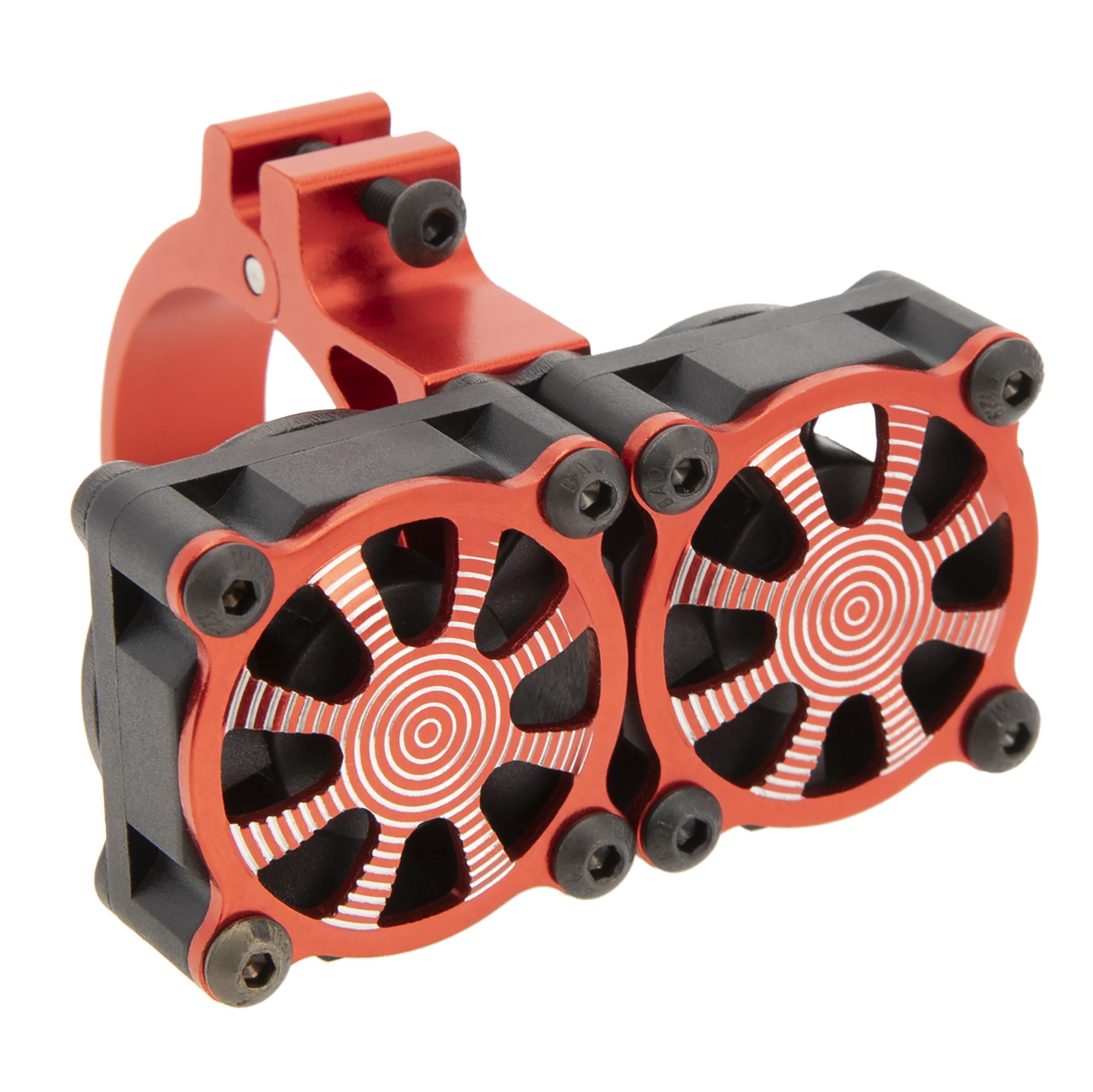 Photo 1 of DKKY RC Motor Cooling Fan Heatsink 18000RPM 36mm for ARRMA Axial Traxxas 1/6 1/8 1/10 RC Models with 3650 Motor (Red)