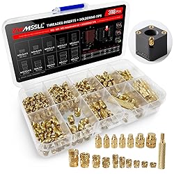 ZWMSSLL M3M4M5 Threaded Inserts-318 Pcs Assortment