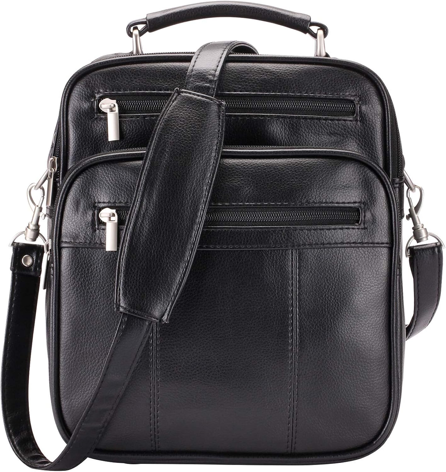 leather crossbody briefcase