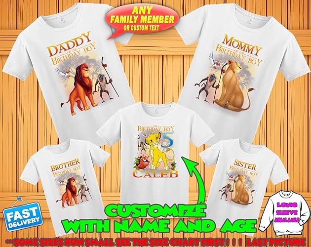 lion king baby shower shirts