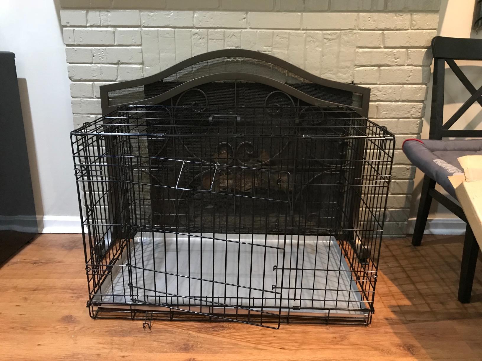 Replacement Tray For Dog Crate ChewProof and CrackProof Metal Pan