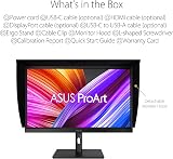 ASUS ProArt OLED PA32DC 31.5" 4K UHD HDR Professional Monitor Built-in view 8