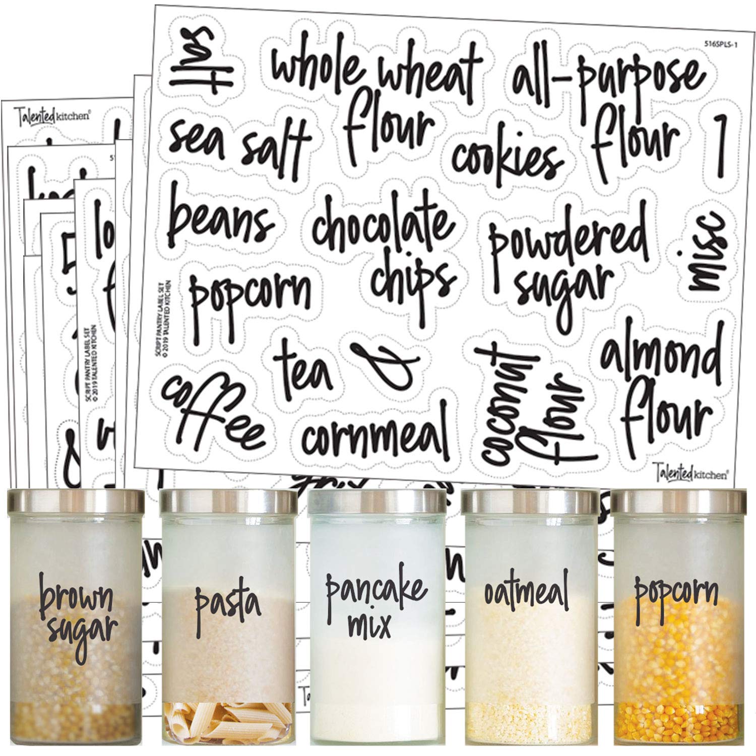 pre printed pantry labels