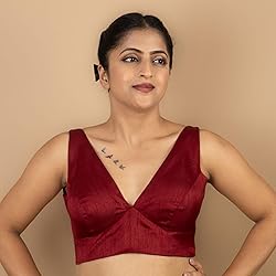 FIGURE'S DESIGNER Women's Dupion Raw Silk