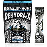 Ironpeak Nutrition Rehydra-X, Lemonade Electrolyte, Hydration Powder, Coconut Water, & Bounce-Back After Late Nights