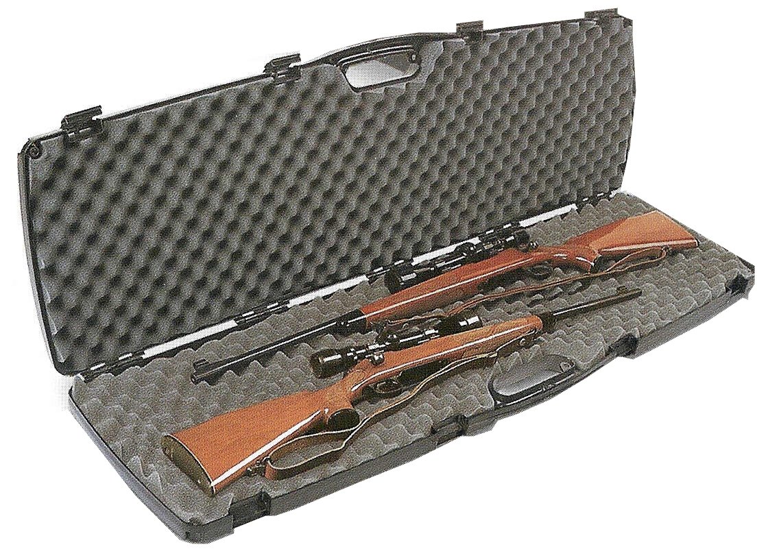 Plano Double Scoped Hard Sided Rifle Case Hard Rifle