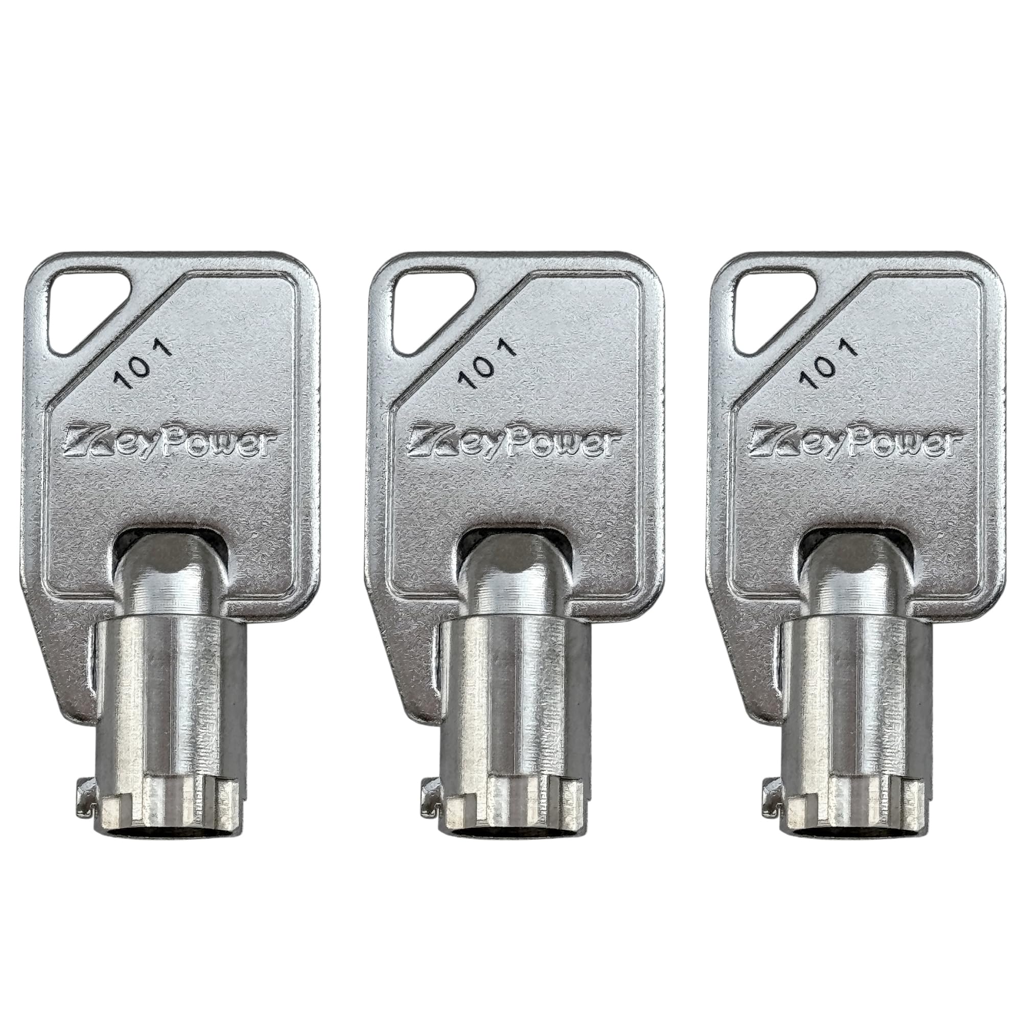 Photo 1 of (3) KeyPower 101-124 Tubular Keys for Mac Tool & Proto Tool Box, MacTool M101-M124 Series Key, Pre Cut to Your Key Code: 102