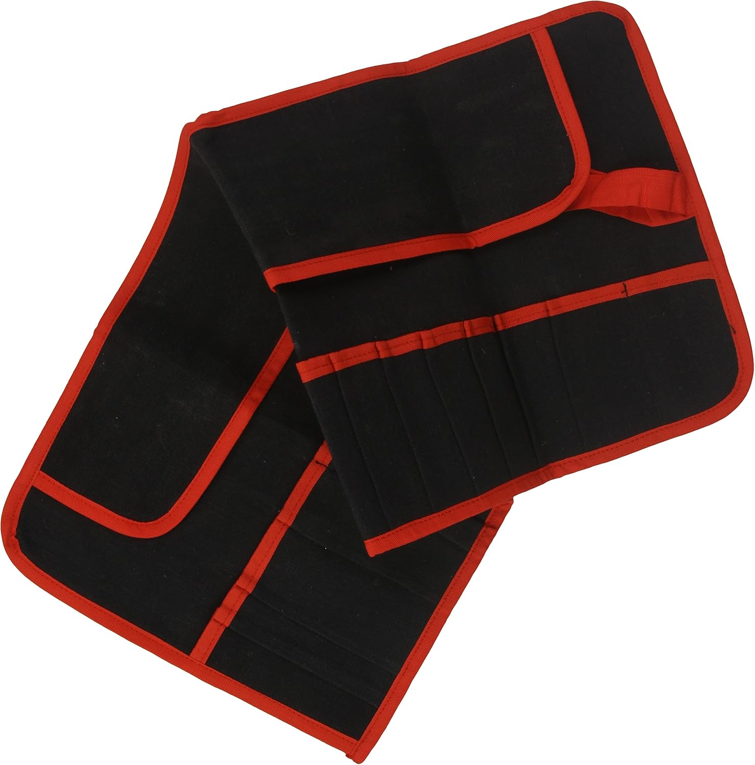 Amtech N1400 15 Pocket tool roll, Black & Red - Image 3