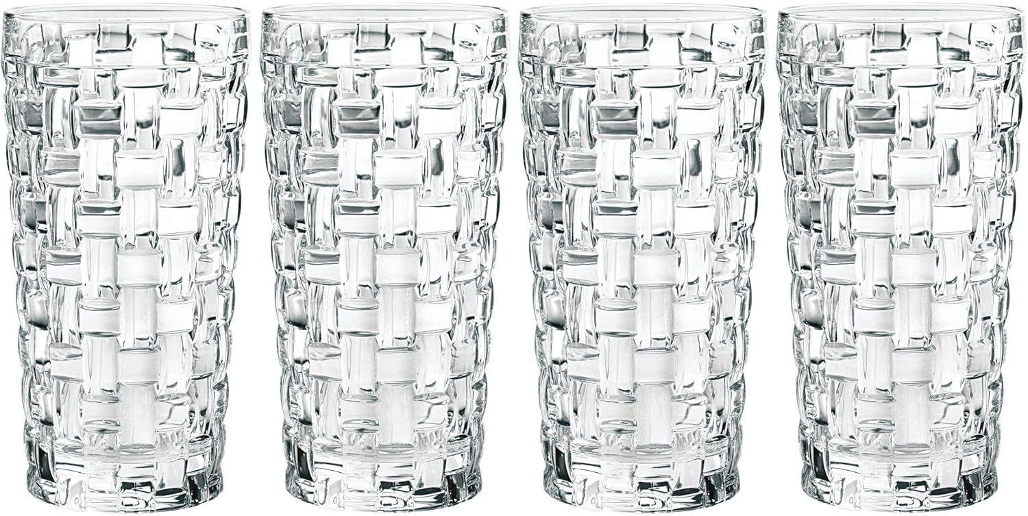 Spiegelau & Nachtmann, 4-teiliges Longdrink-Set, Kristallglas, 395 ml, Bossa Nova, 0092075-0