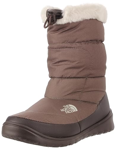 Buy The North Face Women S Nuptse Bootie Fur Iv Insulated Boot Demitasse Brown Mini Hndsth Moonlight Ivory 10 M Us At Amazon In