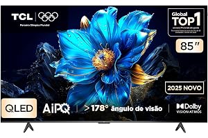 Smart TV TCL 85 Polegadas QLED 4K P7K WiFi Bluetooth Google TV HDR10+ Dolby Atmos Dolby Vision 85P7K