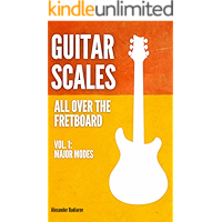 Guitar Scales all over the Fretboard: Vol. 1: Major Modes book cover