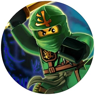 Tortenaufleger Tortenfoto Aufleger Foto Bild Ninjago grün (7) rund ca. 20 cm *NEU*OVP*