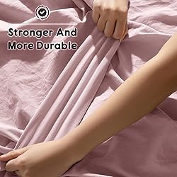 Shilucheng 100% French Linen Sheets - Queen Size
