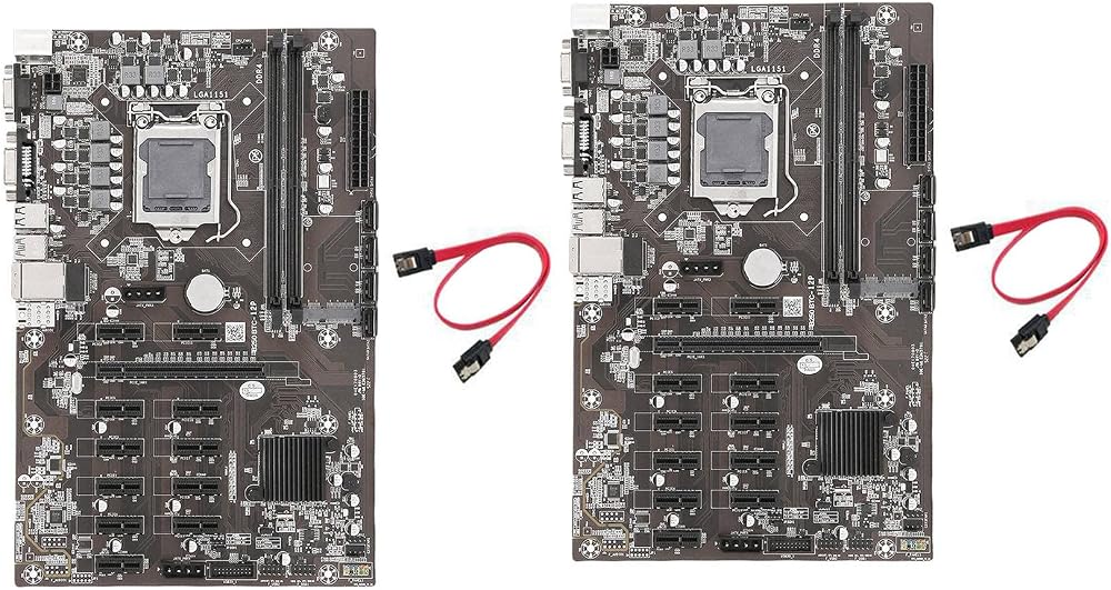 Nicfaky B250B Mining Motherboard LGA1151 DDR4 12x Graphics Card Slot MSATA