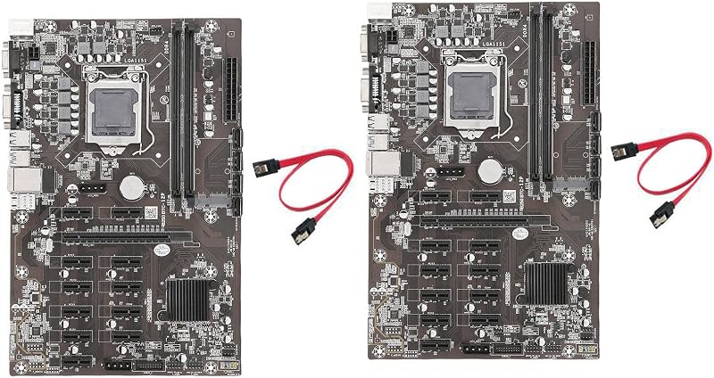 Nicfaky B250B Mining Motherboard LGA1151 DDR4 12x Graphics Card Slot MSATA