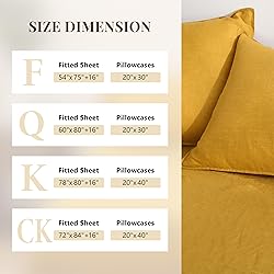 100% Pure French Linen Fitted Sheet Set 1 Fitted