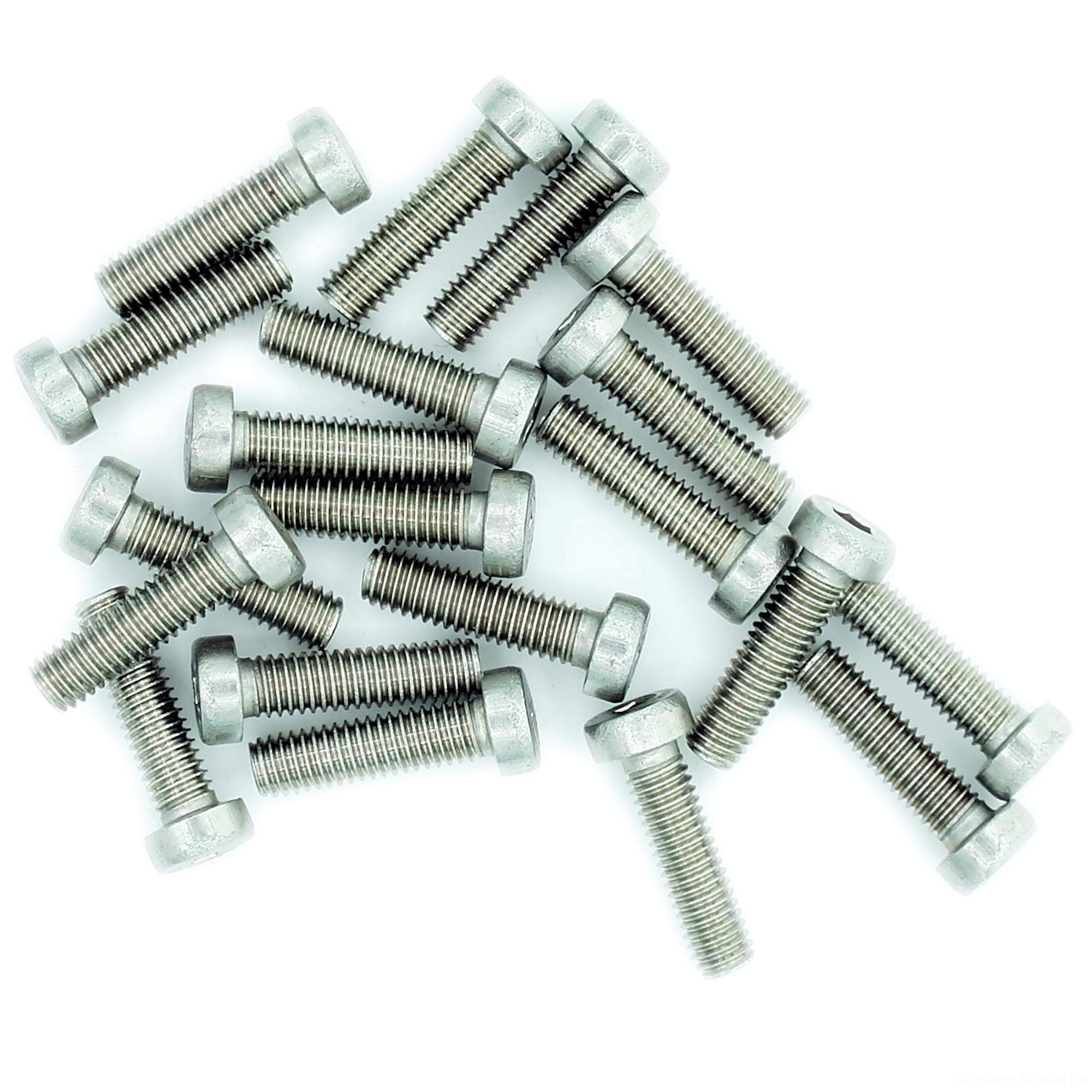 M4 (4mm x 50mm) Hex Socket Cap Screw (Bolt) (Low Head) - Stainless Steel (A2) (Pack of 20)
