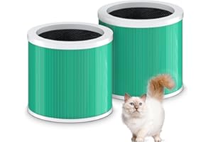 CHIVALZ Genuine HY1800 Air Purifier Replacement Filter, 3-in-1 Filtration, High-Efficiency Activated Carbon, True HEPA 13 Fil