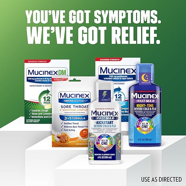 MUCINEX DM MAX LIQUID COUGH & COLD MEDICINE FOR ADULTS, COLD AND FLU MEDICINE FOR EXCESS MUCUS RELIEF, GUAIFENESIN & DEXTROMETHORPHAN EXPECTORANT & DECONGESTANT FOR ADULTS, DR RECOMMENDED, 6.0 FL OZ