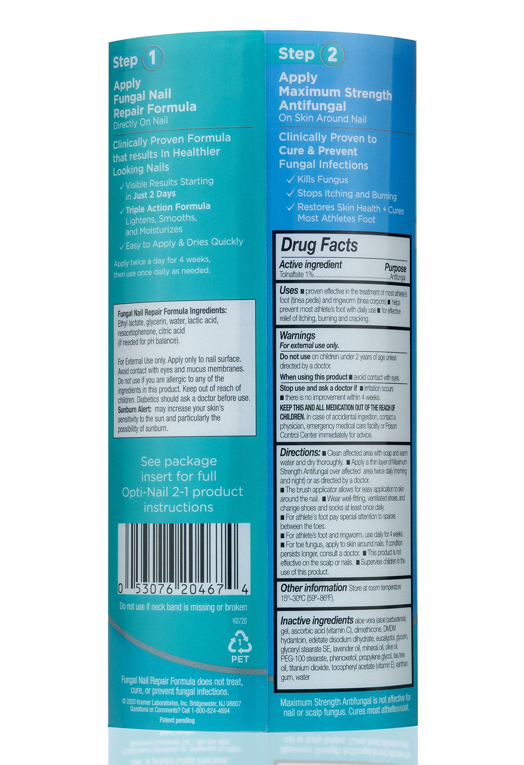 Opti-Nail 2-in-1 Fungal Nail Repair Plus Antifungal, Improves Nail Appearance and Kills Fungus Around Nail - Image 2