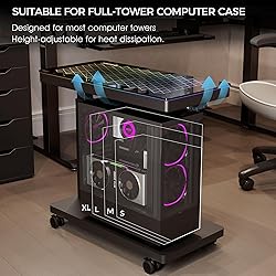 EUREKA ERGONOMIC Height Adjustable Computer Tower