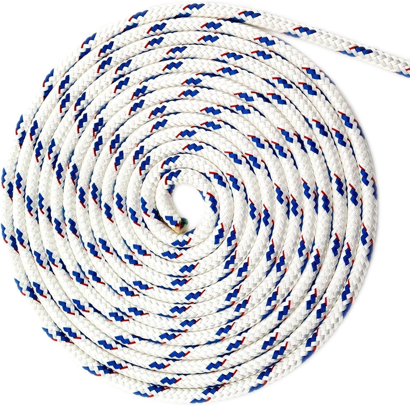 WindRider Ropes 3/8in (10mm) Sta-Set Blue Fleck 70 Feet Long