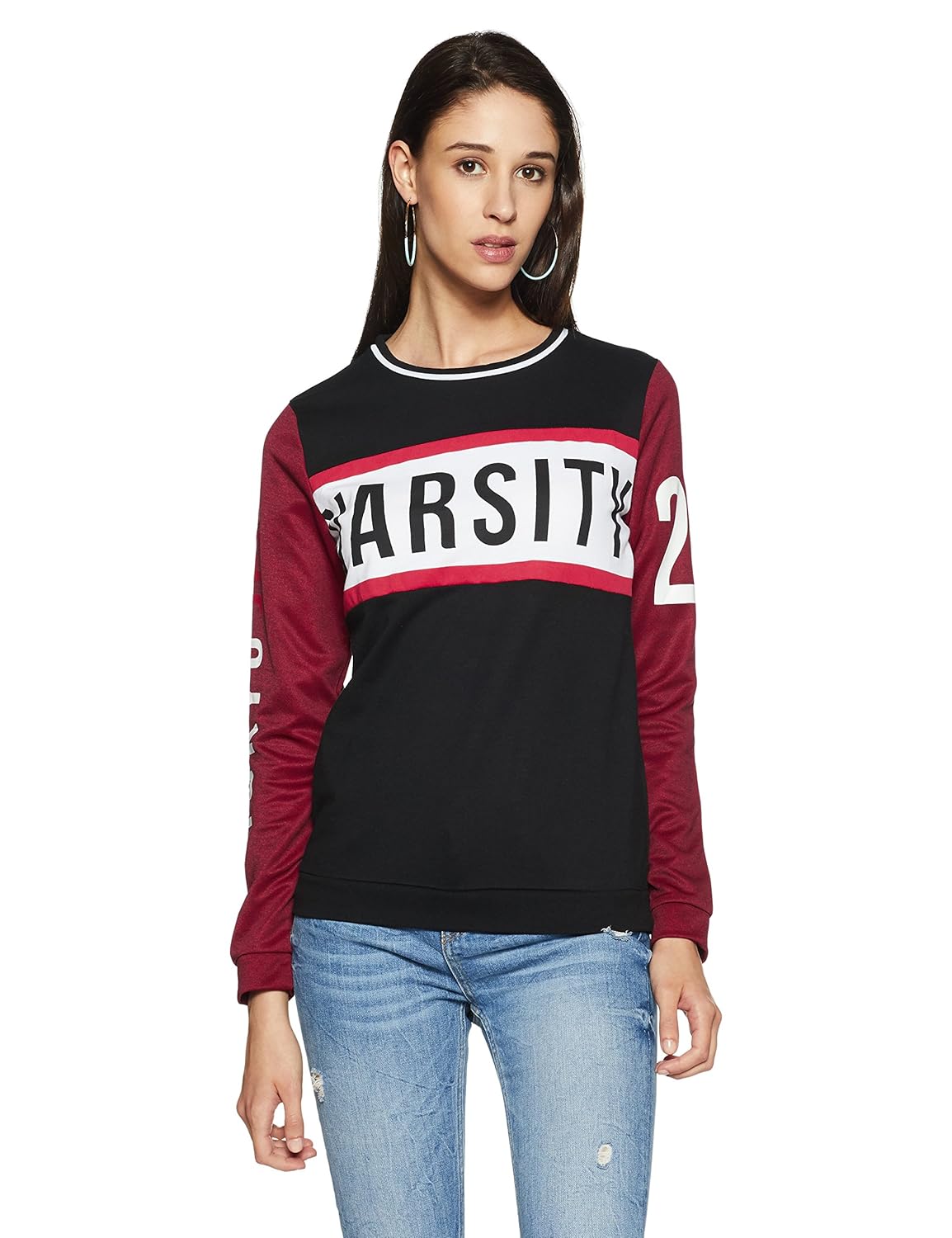 crew neck sweatshirts women's amazon