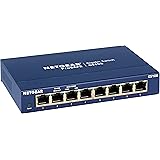 NETGEAR ProSAFE GS108 8-Port Gigabit Desktop Switch (GS108-400NAS)