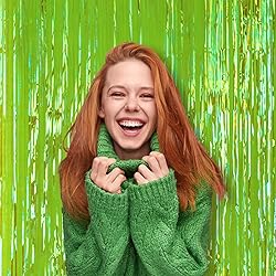 Voircoloria 3 Pack 3.3x8.2 Feet Neon Green Foil