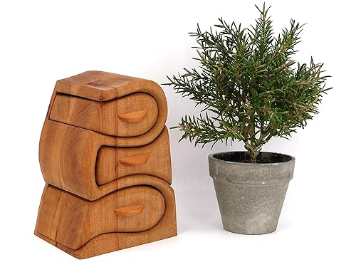 Schubladenbox, Schubladenkästchen, Tischorganizer aus massivem