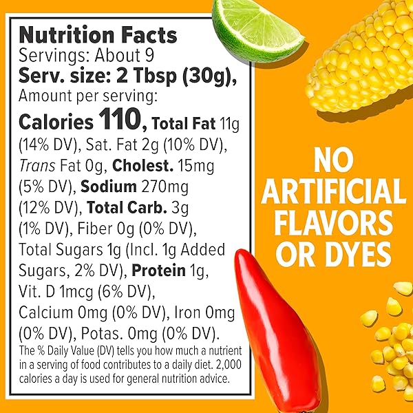 HEINZ FLAVOR TOUR MEXICAN INSPIRED STREET CORN SAUCE, 10 FL OZ BOTTLE