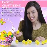 REDS TAR Pack 30 Fluffy Yellow Easter Chicks - 2.5cm Mini Chick Decor view 5