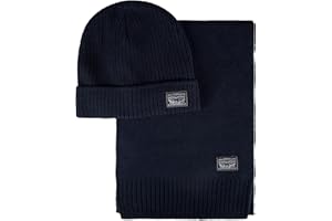 Levi's mens Scarf and Beanie SetBeanie Hat