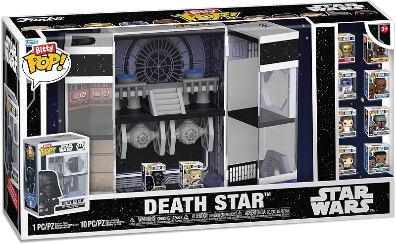 Bitty POP! Box Bundle: Star Wars - Bitty Box and 10 Mini Figures - Luke Skywalker, Darth Vader, Han Solo and more