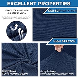 XINEAGE 2024 Newest 3 Pieces Couch Covers for 2