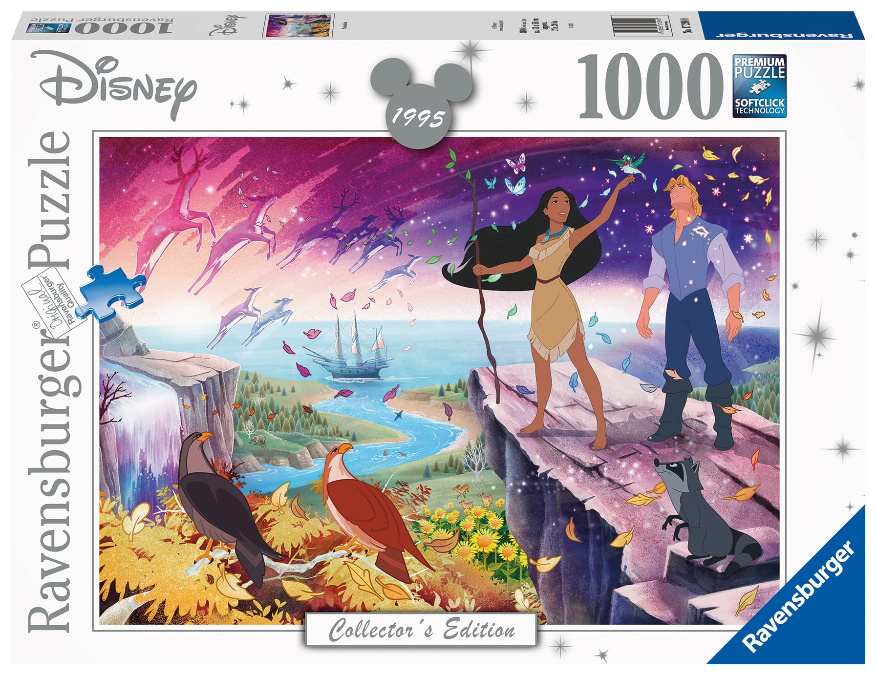 Ravensburger Disney Collector's Edition Pocahontas 1000 Piece Jigsaw Puzzle for Adults and Kids Age 12 Years Up