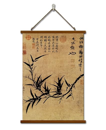 Amazon Com Chinese Style Decoration Wall Art Pictures Linen