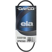 Amazon.com: Dayco E030198 Serpentine Belt (POLY RIB® ELA) : Automotive