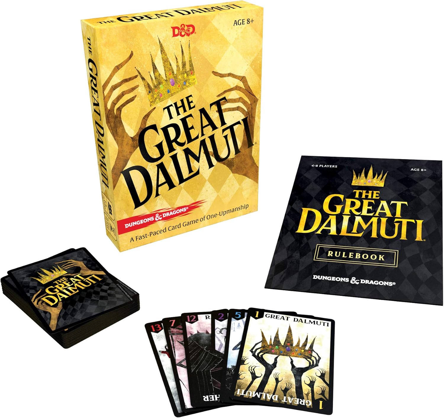 Dungeons & Dragons, The Great Dalmuti: D&D Card Game, Multicolor, 9 x 2.13 x 12.7 cm - Image 3