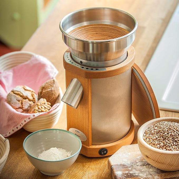 title=Komo Magic- Macina cereali, 250 W, portata 10 g/min, a grana fine