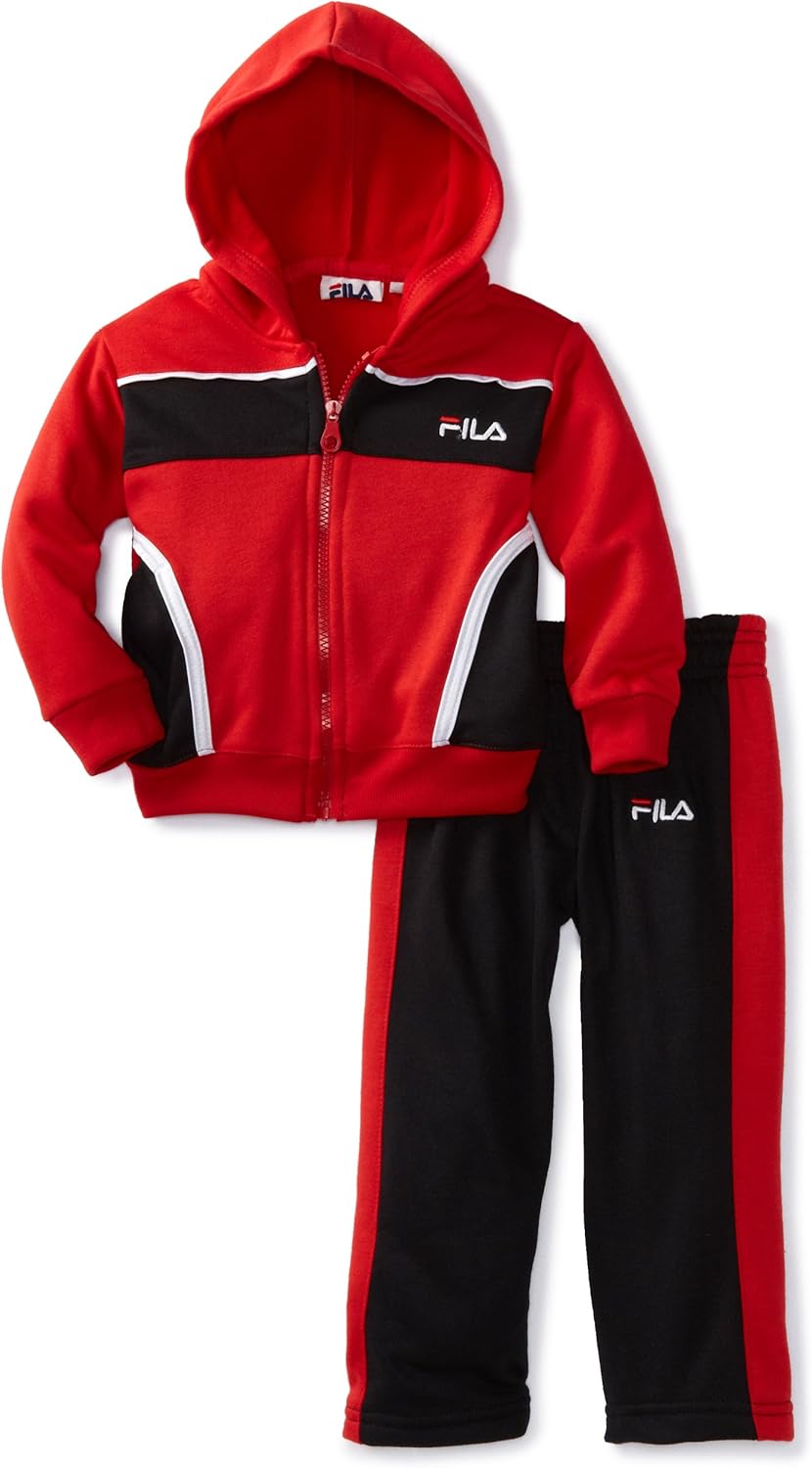 FILA Boys Tracksuit Trousers 9-10 Years Small Black Polyester