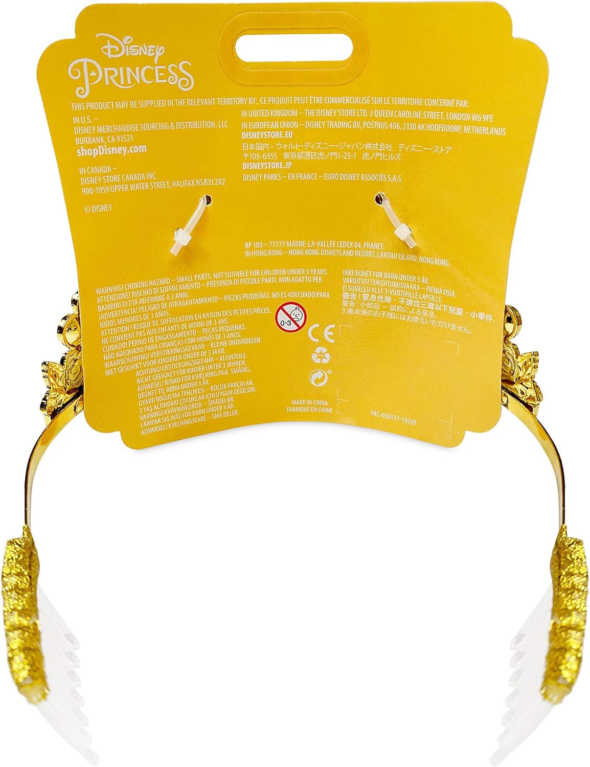 Disney Belle Tiara for Girls – Beauty and the Beast: Clothing