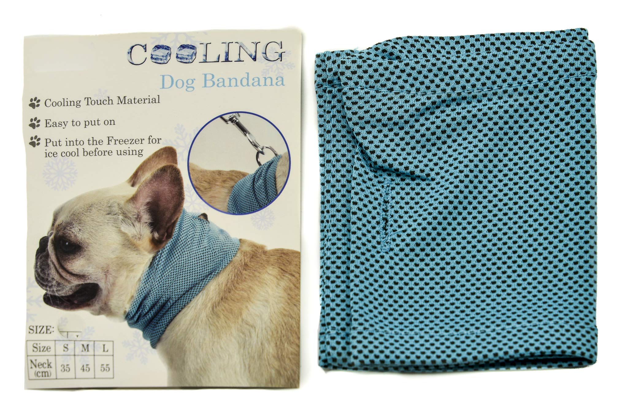 PROtastic Cooling Dog Bandana - Great alternative to a cool mat keeping your pet cool in the hot weather! (Medium)