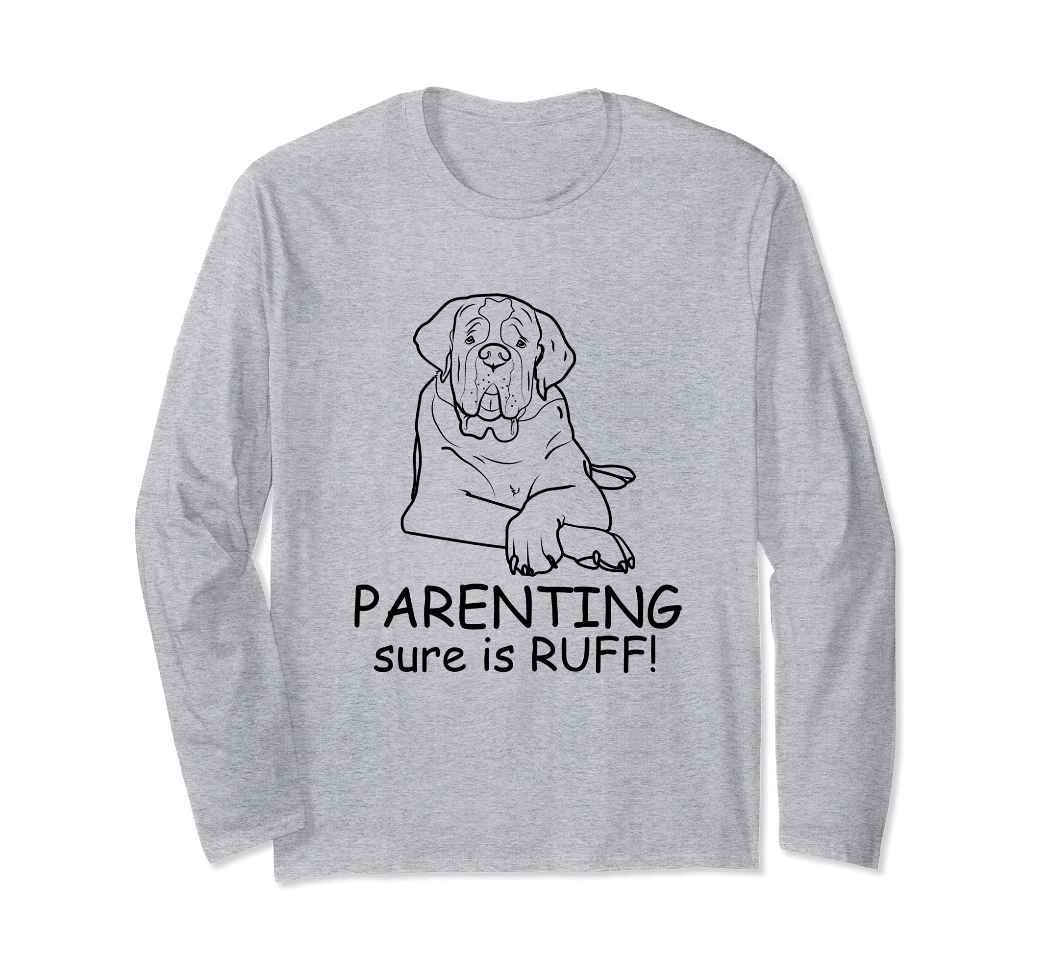 Saint Bernard Dog Love-r Cute Funny Dog Mom Long Sleeve T-Shirt