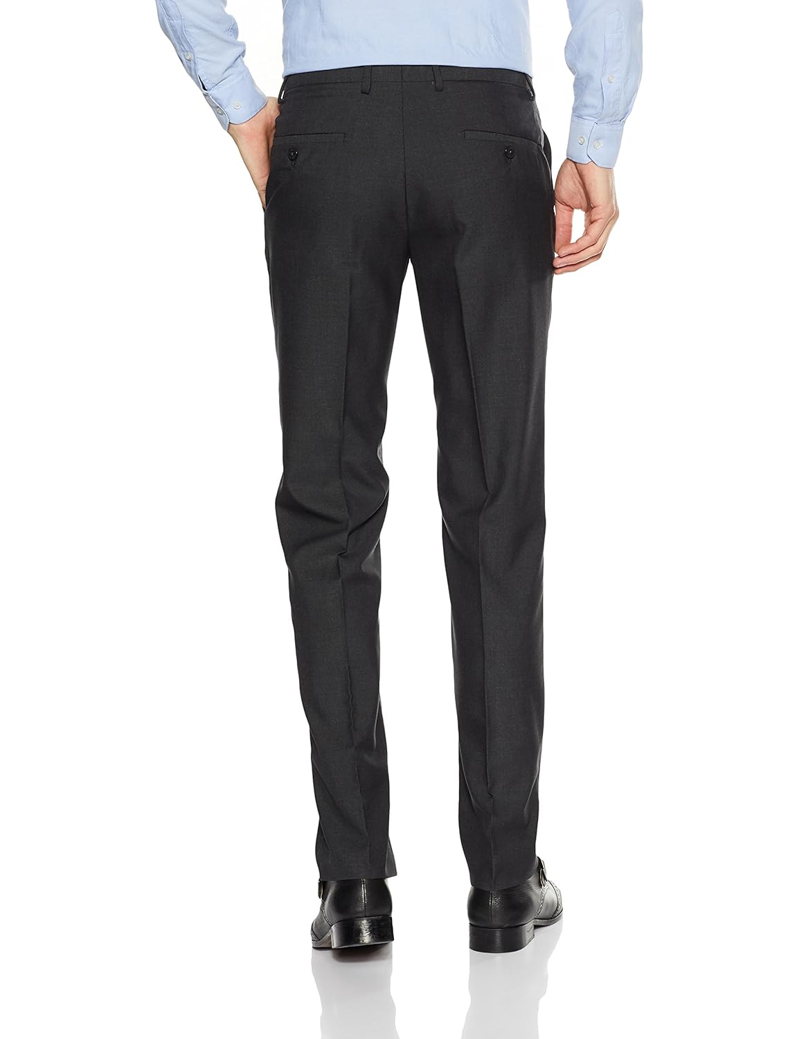 van heusen men's slim fit casual trousers