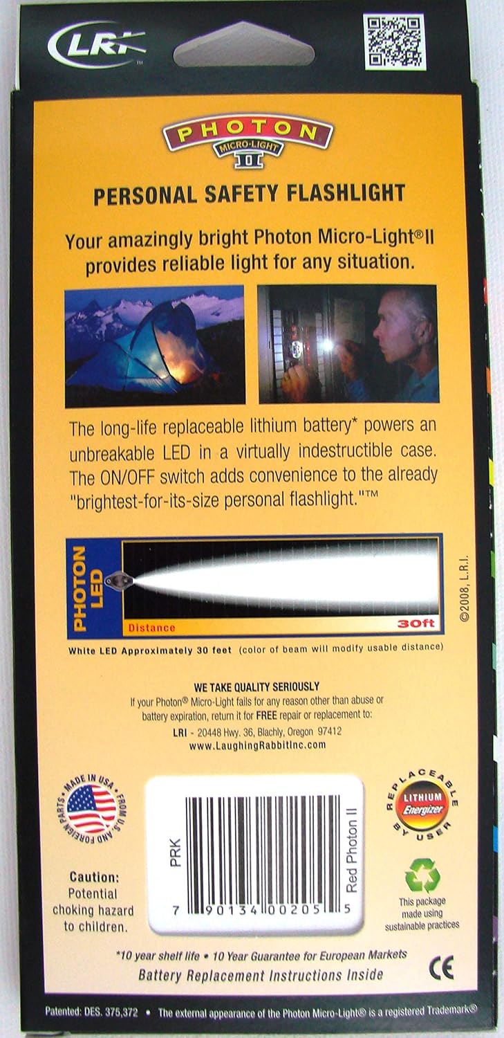 Photon LRI PRK II LED Keychain Micro-Light, Red Beam - Image 4