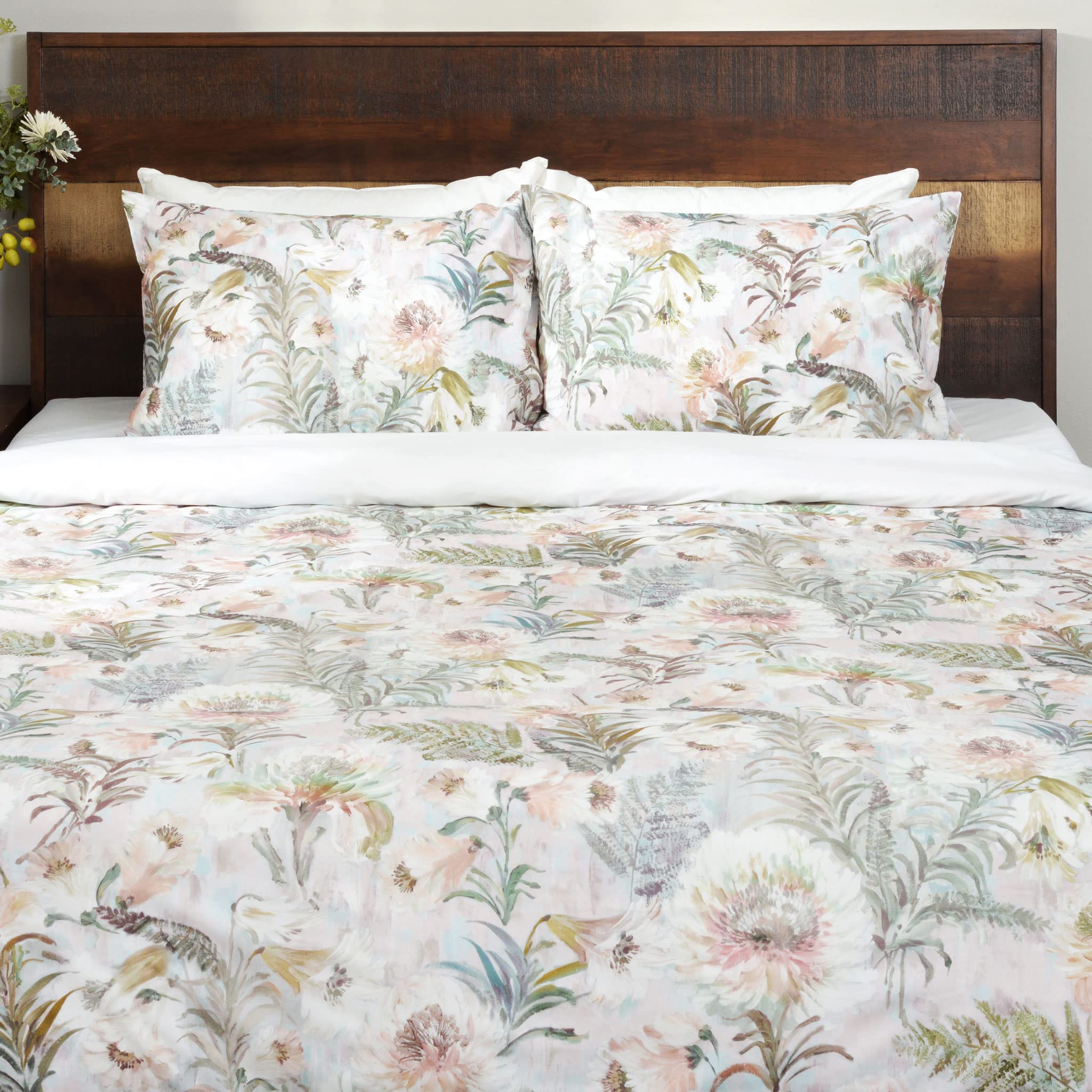 Deco Mex 100% cotton, printed model, pink, multicoloured, 200 x 220 cm